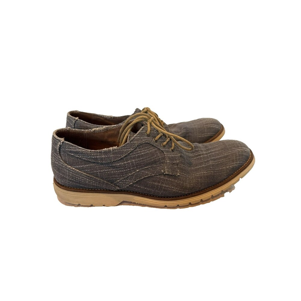 Stacy Adams Lace Up Oxford Shoe Men's 9M Blue Fabric Upper